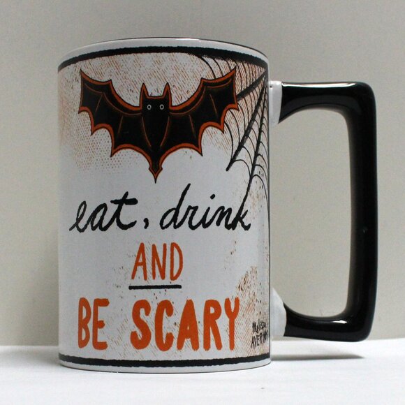 Eat Drink And Be Scary Graphic Coffee Tea Beverage Cup or Mug - Picture 1 of 15